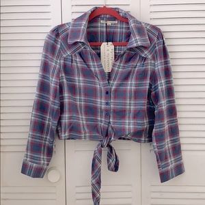 standards & Practices  tie  flannel  Plaid Shirt